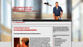 What Schluesseldienst-24.net website looked like in 2020 (3 years ago)