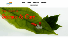 What Sciecurepharma.com website looked like in 2020 (3 years ago)