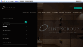 What Sentisgroup.com website looked like in 2020 (3 years ago)