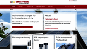 What Swisstherm.ch website looked like in 2020 (3 years ago)
