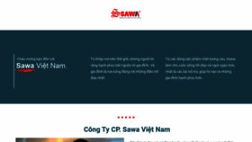 What Sawa.vn website looked like in 2020 (3 years ago)