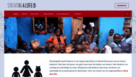 What Stichting4life.nl website looked like in 2020 (3 years ago)