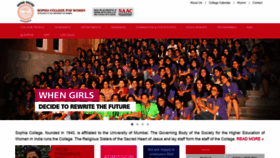 What Sophiacollegemumbai.com website looked like in 2020 (3 years ago)