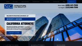 What Structurelaw.com website looked like in 2020 (3 years ago)