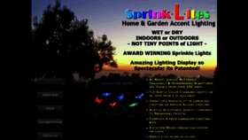 What Sprinklites.com website looked like in 2020 (3 years ago)