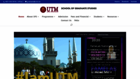 What Sps.utm.my website looked like in 2020 (3 years ago)