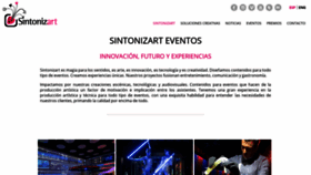 What Sintonizart.com website looked like in 2020 (3 years ago)