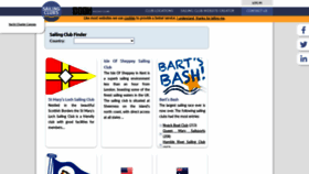 What Sailingclubs.com website looked like in 2020 (3 years ago)