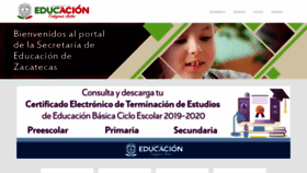 What Sistemas.seduzac.gob.mx website looked like in 2020 (3 years ago)