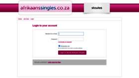What Stoutes.afrikaanssingles.co.za website looked like in 2020 (3 years ago)