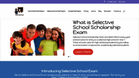What Selectiveschoolexam.com website looked like in 2020 (3 years ago)