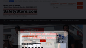 What Safetystore.com website looked like in 2020 (3 years ago)