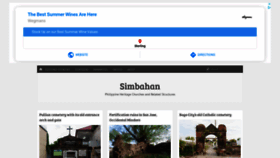 What Simbahan.net website looked like in 2020 (3 years ago)