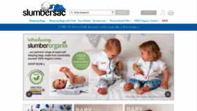 What Slumbersac.co.uk website looked like in 2020 (5 years ago)