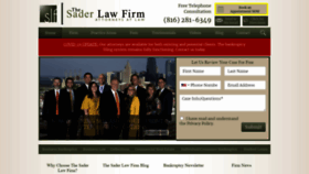 What Saderlawfirm.com website looked like in 2020 (3 years ago)