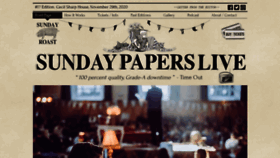 What Sundaypaperslive.com website looked like in 2020 (3 years ago)