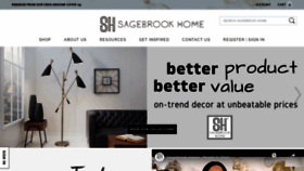 What Sagebrookhome.com website looked like in 2020 (3 years ago)