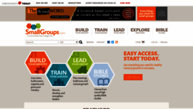 What Smallgroups.com website looked like in 2020 (3 years ago)