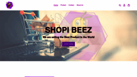 What Shopibeez.com website looked like in 2020 (4 years ago)