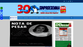 What Sinproesemma.org.br website looked like in 2020 (3 years ago)