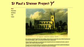 What Stpaulssteinerproject.org website looked like in 2020 (3 years ago)