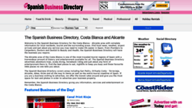 What Spanishbusinessdirectory.com website looked like in 2020 (3 years ago)