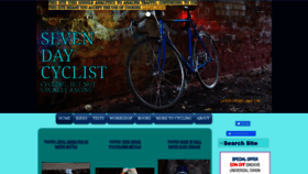What Sevendaycyclist.com website looked like in 2020 (3 years ago)