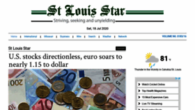 What Stlouisstar.com website looked like in 2020 (3 years ago)