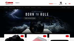 What Sg.canon website looked like in 2020 (4 years ago)