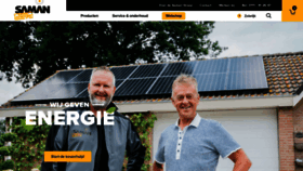 What Samangroep.nl website looked like in 2020 (3 years ago)