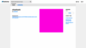 What Shashank3.bandcamp.com website looked like in 2020 (3 years ago)