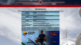 What Sistemas.ejercito.mil.ec website looked like in 2020 (3 years ago)