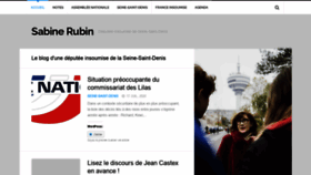 What Sabinerubin.com website looked like in 2020 (3 years ago)