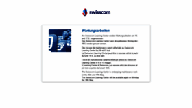 What Swisscom-learningcenter.ch website looked like in 2020 (3 years ago)