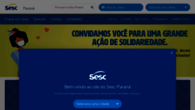 What Sescpr.com.br website looked like in 2020 (3 years ago)