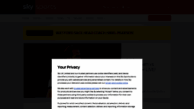 What Skysports.fr website looked like in 2020 (5 years ago)