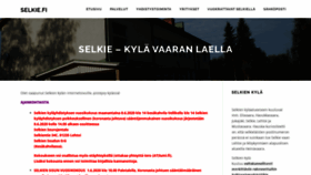 What Selkie.fi website looked like in 2020 (3 years ago)
