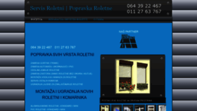 What Servis-popravka-roletni.com website looked like in 2020 (3 years ago)