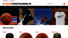 What Sklepkoszykarski.pl website looked like in 2020 (3 years ago)