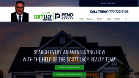 What Scottlacyrealtyteam.com website looked like in 2020 (3 years ago)
