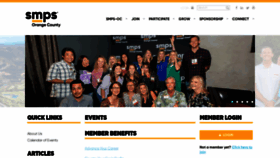 What Smps-oc.org website looked like in 2020 (5 years ago)