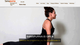 What Sanapurna.ch website looked like in 2020 (3 years ago)