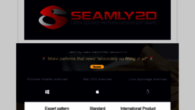 What Seamly.net website looked like in 2020 (3 years ago)