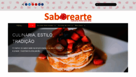 What Saborearte.com website looked like in 2020 (3 years ago)