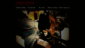 What Saddlemen.biz website looked like in 2020 (3 years ago)