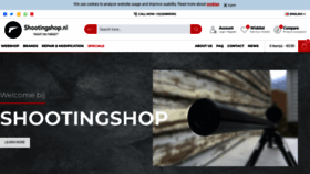 What Shootingshop.nl website looked like in 2020 (3 years ago)