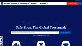 What Safeshops.org website looked like in 2020 (3 years ago)
