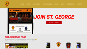 What Saintgeorgefc.com website looked like in 2020 (3 years ago)