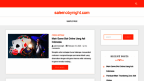 What Salernobynight.com website looked like in 2020 (3 years ago)