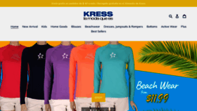 What Shopkress.com website looked like in 2020 (3 years ago)